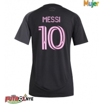 Camiseta Inter Miami Lionel Messi #10 Visitante Equipación para mujer 2025-26 manga corta